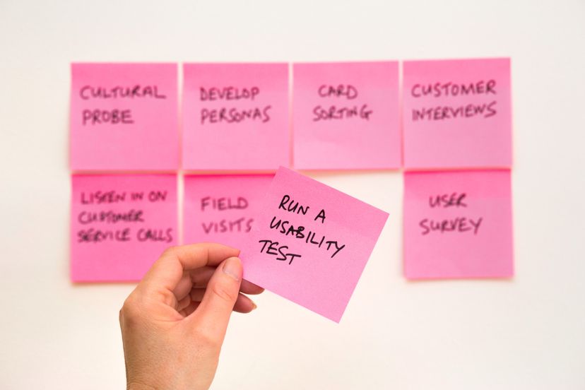 Usability Test Post-Its